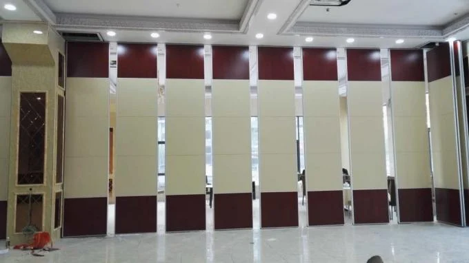 Multi - Function Room Folding Sliding Partition Walls Customized Color 2
