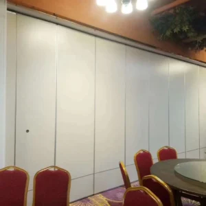 American Style Sliding Operable Acoustic Partition Wall Max Height 4 Meters
