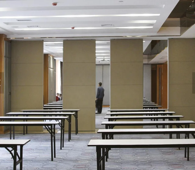 Banquet Room Acoustic Partition Walls Sound Proof Collapsible Operable Partition 2