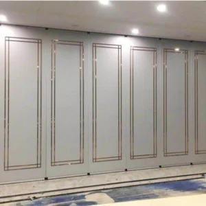 American Wooden Movable Partition System / Operable Soundproof Partition Wall Panels