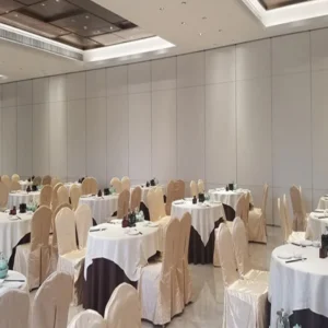 Anti - Flammability Collapsible Partition Walls With Folding Door Environmentally Friendly