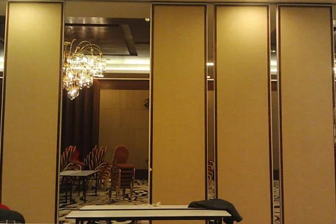 Customized fabric or leather Finishing Voice Insulation Folding Partition Walls for Office 1