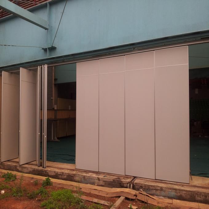 Auditorium Acoustic Operable Wall Aluminum Movable Partition Board For Hotel 0