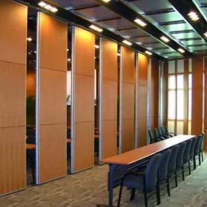 Automatic Movable Vertical Folding Partition Walls For Office / Meeting Room