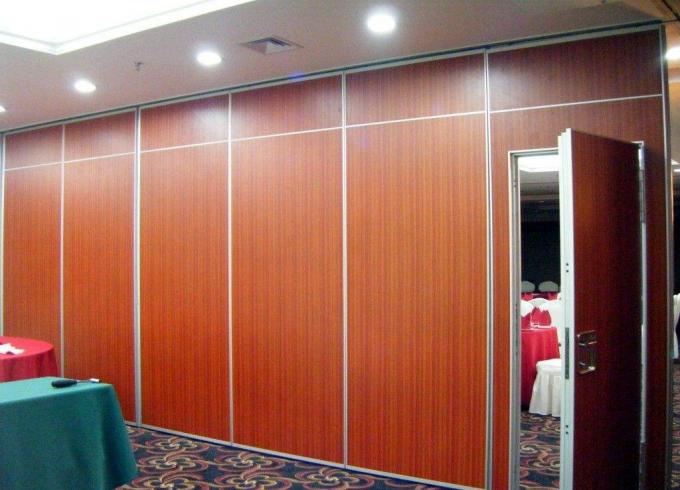 Ballroom Movable Partition Walls Fabric Surface Top Hung With No Floor Track 1