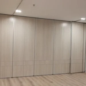 Ballroom Movable Partition Walls Fabric Surface Top Hung With No Floor Track