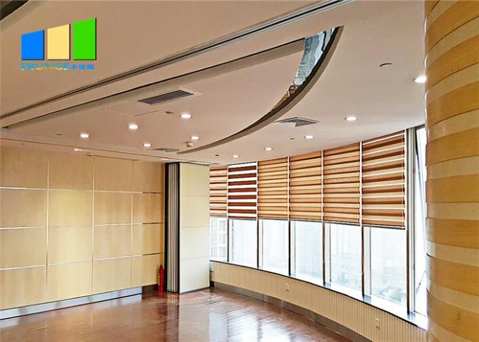 Ballroom Sound Proof Folding Partitions Movable Wooden Partition Wall For Auditoriums 4