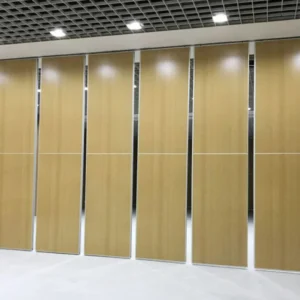 Banquet Hall Acoustic Folding Partition Wall Top Hung Without Floor Track