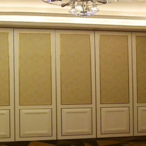 Banquet Hall Acoustic Movable Portable Room Divider Partition Panel by Folding and Moving