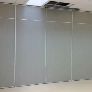 Banquet Hall Acoustic Movable Wooden Room Partition / Sliding Sound Proof Partition Wall