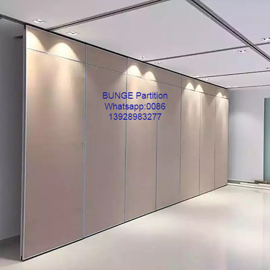 Banquet Hall Acoustic Operable Movable Partition Walls Malaysia Melamine Finish 1