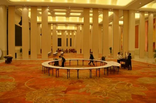 Banquet Hall Acoustic Partition Wall Floor To Ceiling System Thickness 65mm 1