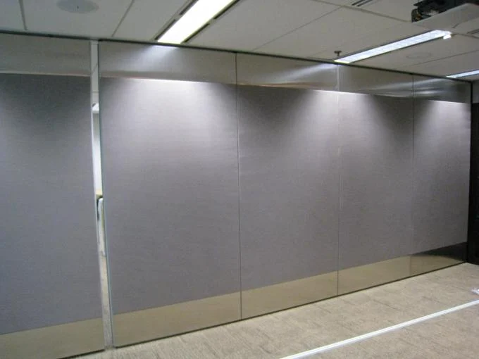 Banquet Hall Acoustic Wooden Collapsible Partition Walls With Double Pass Door 4