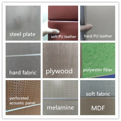 Sound Proof Office Meeting Room Panels 65mm Thickness Wooden Material Sliding Partition Wall 5