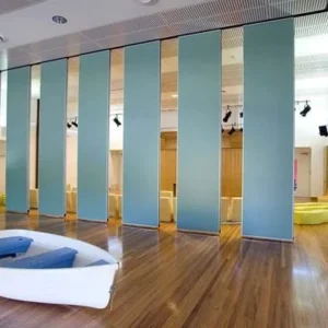Banquet Hall Aluminum Frame foldable Partition Wall / Acoustic Movable Walls 2