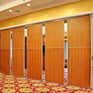 Banquet Hall Aluminum Sliding Partition Restaurant Sound Proofing Movable Partition Walls