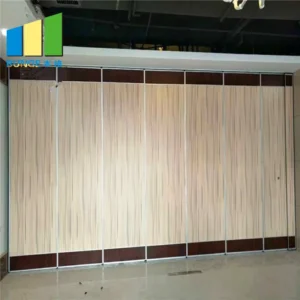 Banquet Hall High Wooden Folding Conference Acoustic Room Dividers In Thailand