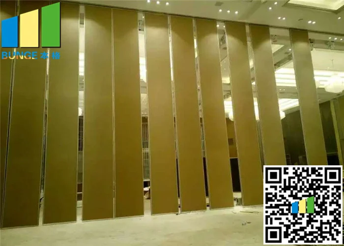 Banquet Hall Lightweight Removable Partition Panel Foldable And Sliding