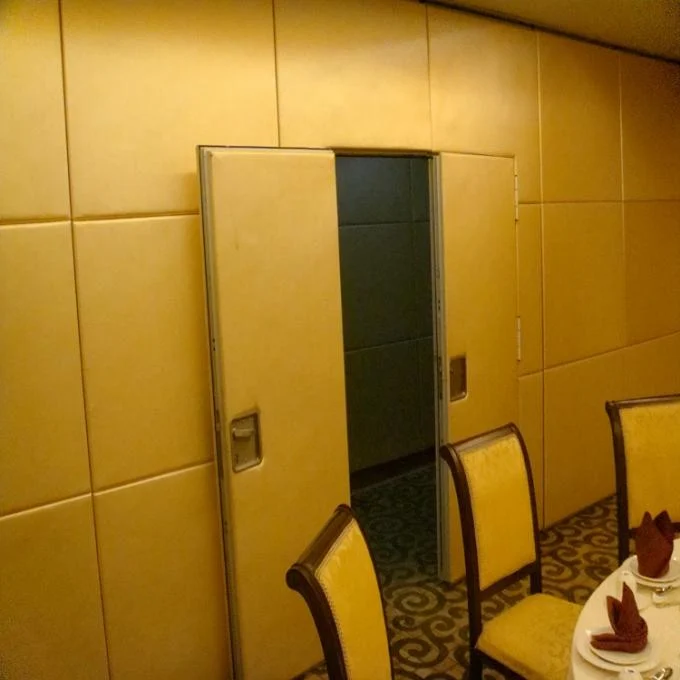 Banquet Hall Mobile Sliding Soundproof Collapsible Wall Partitioning With Folding Door 2