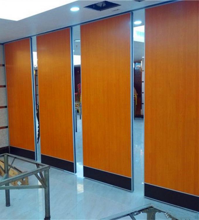 Banquet Hall Movable Partition Walls Aluminium Alloy And MDF Board Material 0