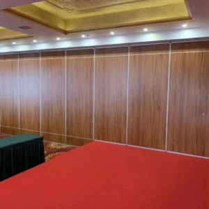 Banquet Hall Movable Partition Walls Aluminium Alloy And MDF Board Material