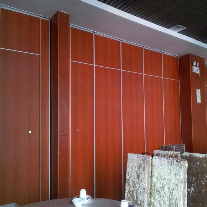 Banquet Hall Movable Partition Walls Soundproof MDF Interior Sliding Wooden Door 1
