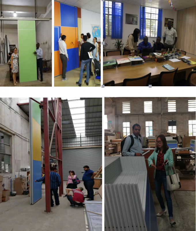 Banquet Hall Movable Sound Proof Partition Wall Acoustic Folding Room Partitions 4