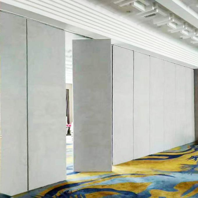 Banquet Hall Office House Wooden Sliding Door Movable Sound Proof Partition Wall 1