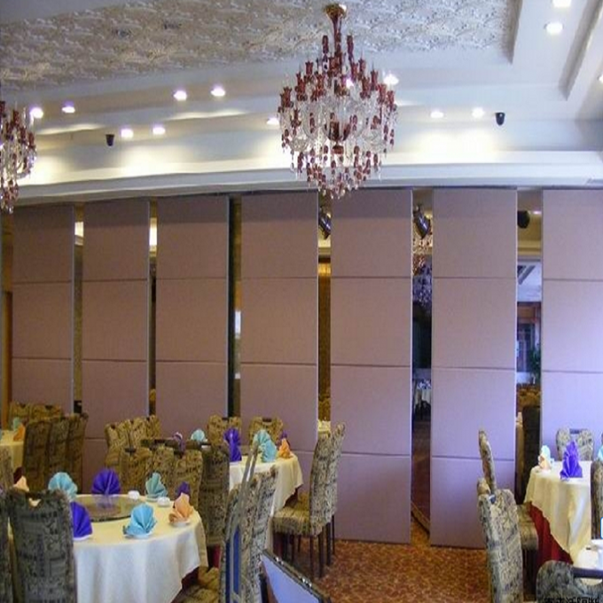 Banquet Hall Operable Acoustic Retractable Room Space Divider Sliding Folding Partition Walls 1