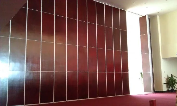 Sound Absorption Folding Partition Walls For Banquet Hall 500mm Width 2