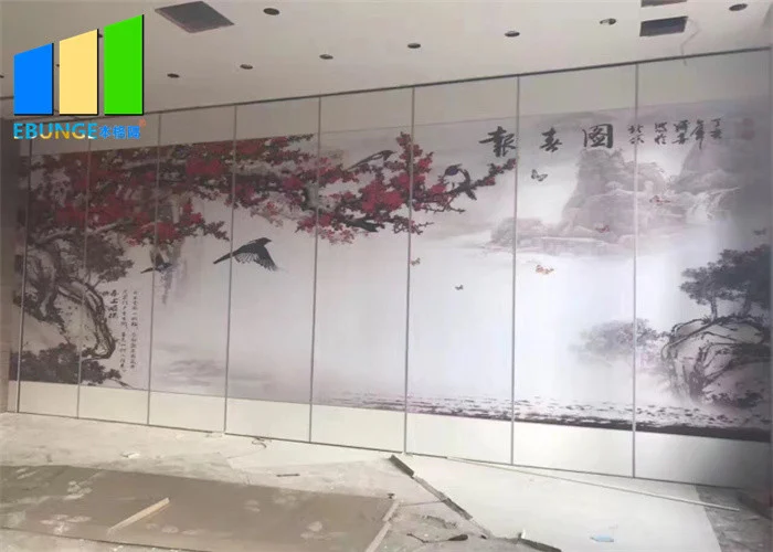 Banquet Hall Screen Fireproof Sliding Movable Acoustic Partition Walls
