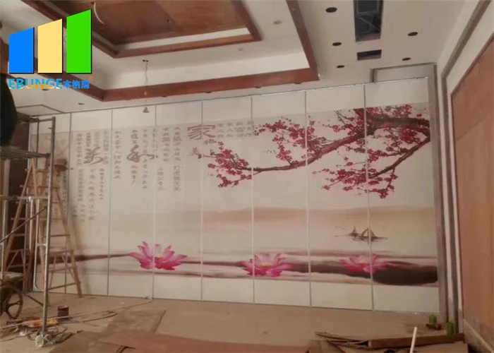 Banquet Hall Screen Fireproof Sliding Movable Acoustic Partition Walls