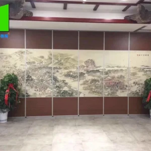 Banquet Hall Screen Fireproof Sliding Movable Acoustic Partition Walls