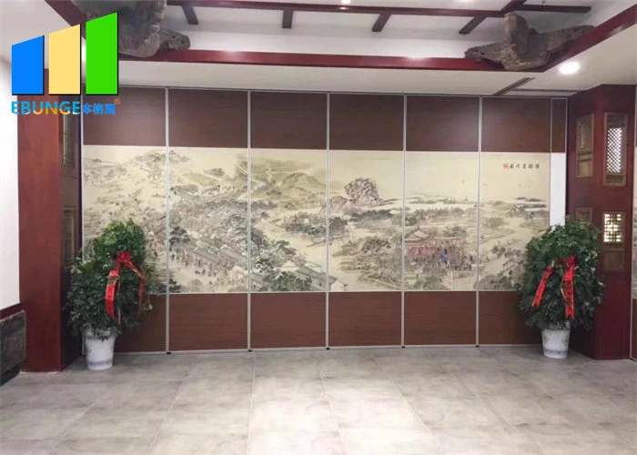 Banquet Hall Screen Fireproof Sliding Movable Acoustic Partition Walls