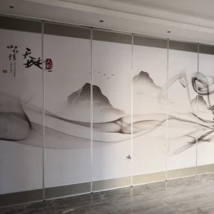 Banquet Hall Sliding Sound Proof Partitions Singapore / Mobile Acoustic Partition Walls