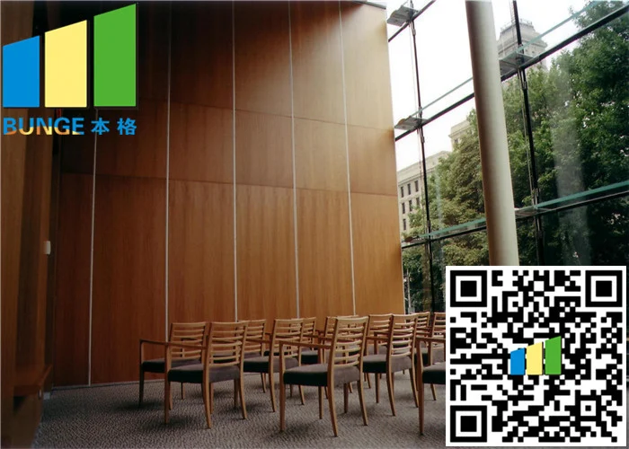 Banquet Hall Varifold Acoustic Commercial Sliding Door For Function Room