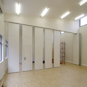Banquet Room Sound Proof Movable Partition Wall Wooden Materials Specification