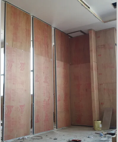 Bare Finish Folding Partition Walls , Acoustic Movable Partition For Wedding Facility 1