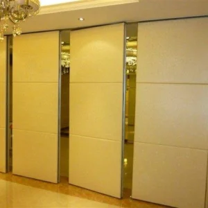 Ceiling Suspended Decorative Modern Movable Mound Proof Partition Wall With Rails
