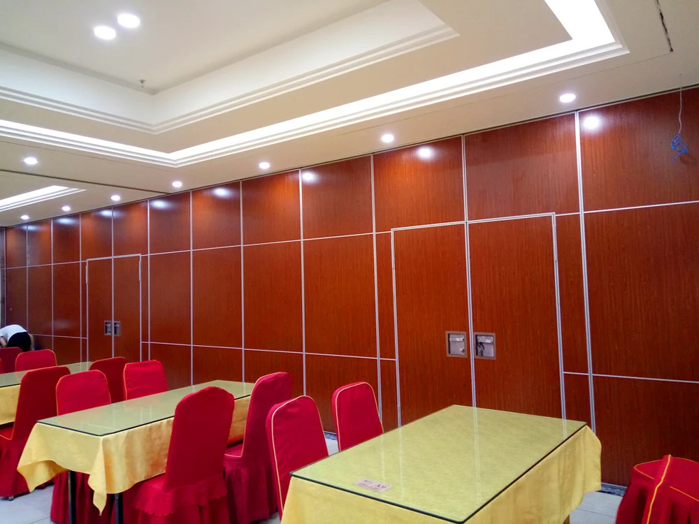 Classroom Acoustic Sliding Operable Partition Wall Panel Width 500 - 1200 mm