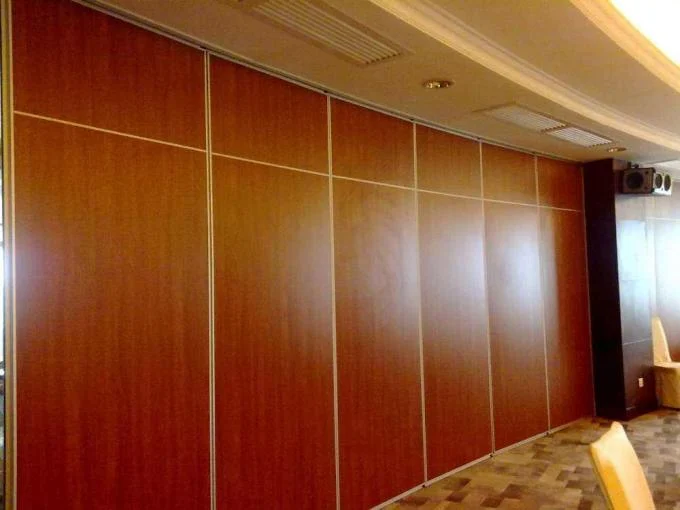 Classroom Folding Partition Walls , 85mm Leather Operable Room Dividers 0