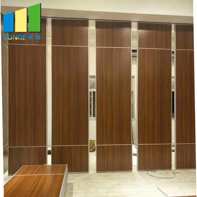 Classroom Mobile Folding Acoustic Partition Walls / Conference Room Sliding Walls 0
