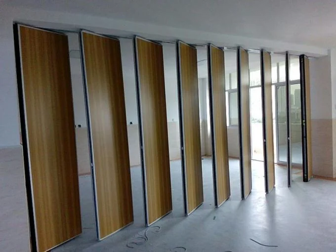 Classroom Movable Doors 65 mm Wall Partition Panel For Auditorium Removable Doors 2