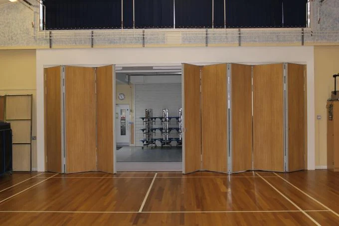 Classroom Movable Doors 65 mm Wall Partition Panel For Auditorium Removable Doors 0