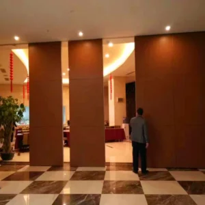 Classroom Movable Partition Walls Ceiling Sliding Aluminium Track