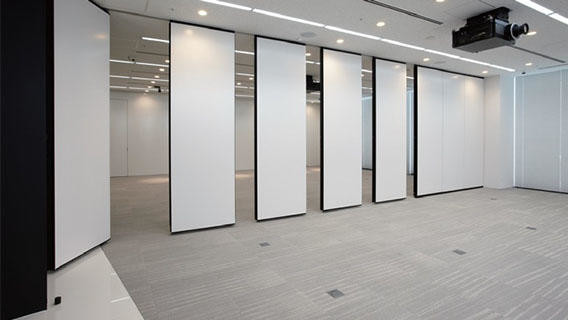 Classroom Sliding Partition Walls Acoustic Room Divider Melamine Movable Partitions 0