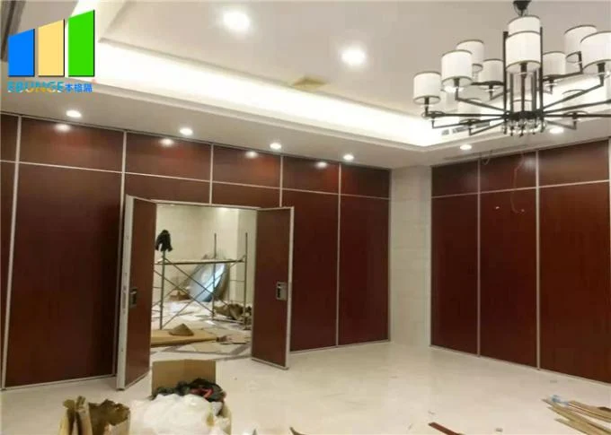 Classroom Wooden Movable Door Acoustic Partition Walls For Office 0