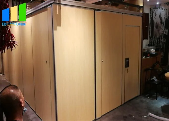 Classroom Wooden Movable Door Acoustic Partition Walls For Office 1