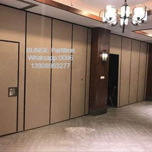 Collapsable Folding Movable Partition Walls In Function Room Modernized Decoration Style