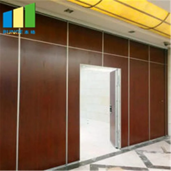 India Movable Wooden Acoustic Folding Sliding Partition Walls For Conference Room 2